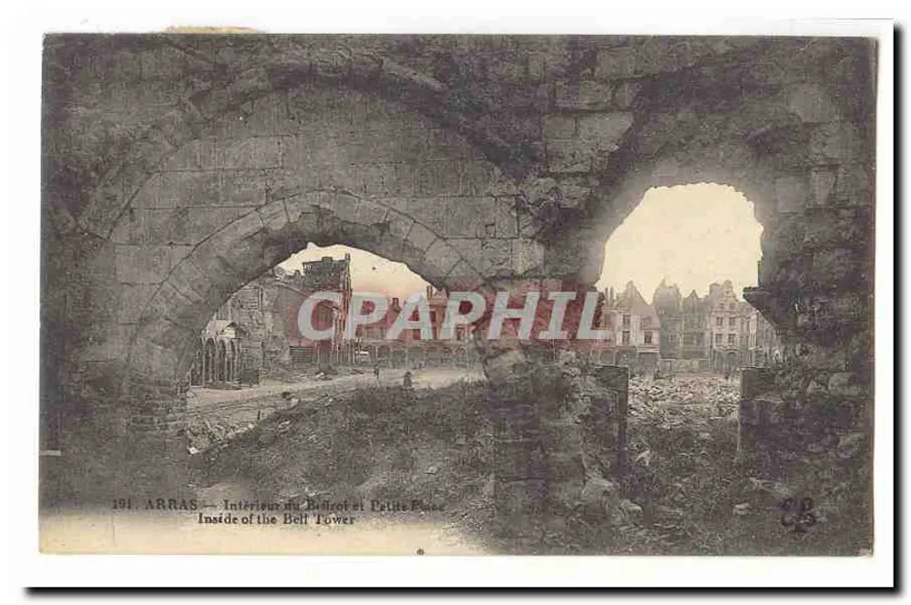 Arras — Binnenkant van de Klokkenstoel en Petite Place — Binnenkant van de Klokkenstoel - Voorkant