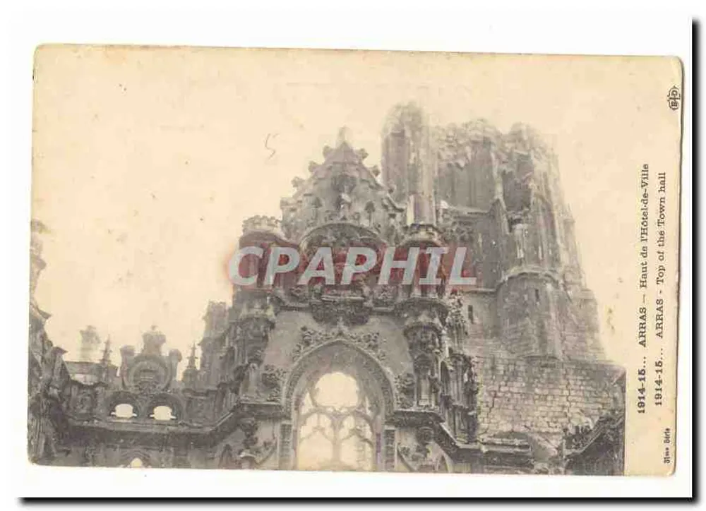 Arras — Alto del Ayuntamiento — Top of the Town hall - Anverso