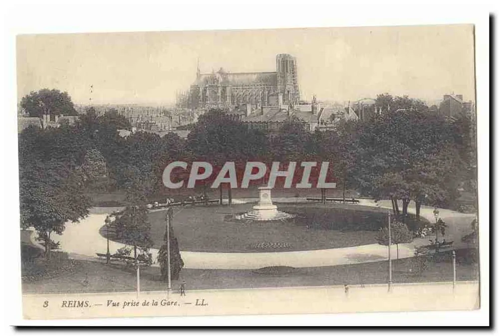 Reims — Visão tirada da Estação — LL - Frente