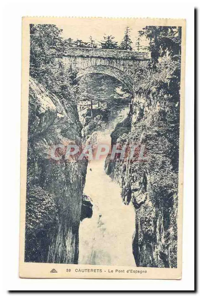 Cauterets - O Ponte d'Espagne — n° 59 - Frente
