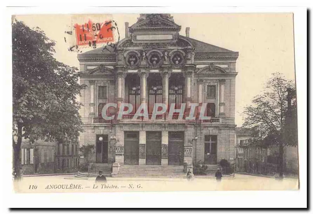 Angoulême — A Vista do Teatro — N.G. — N° 110 - Frente
