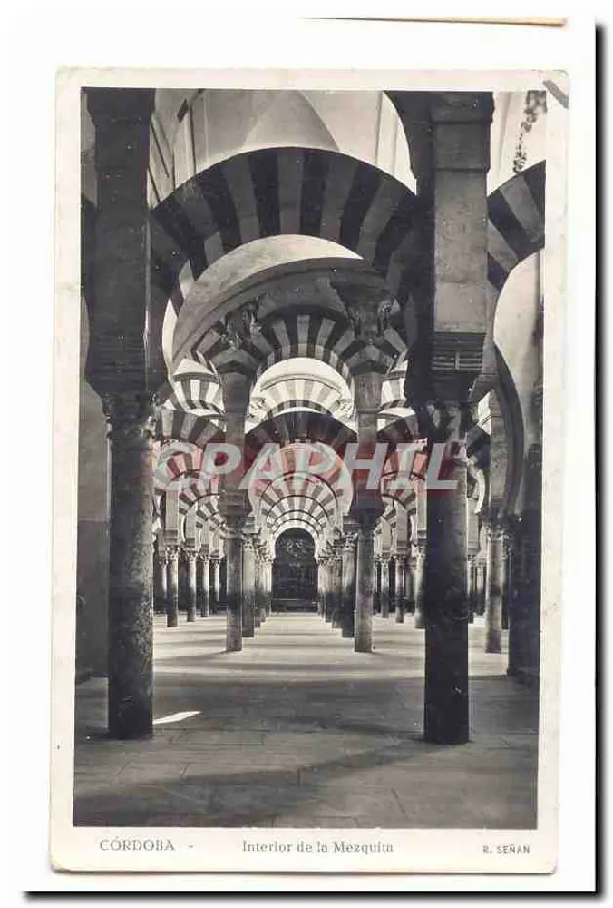 Córdoba - Innenansicht der Mezquita — R. Señan - Vorderseite