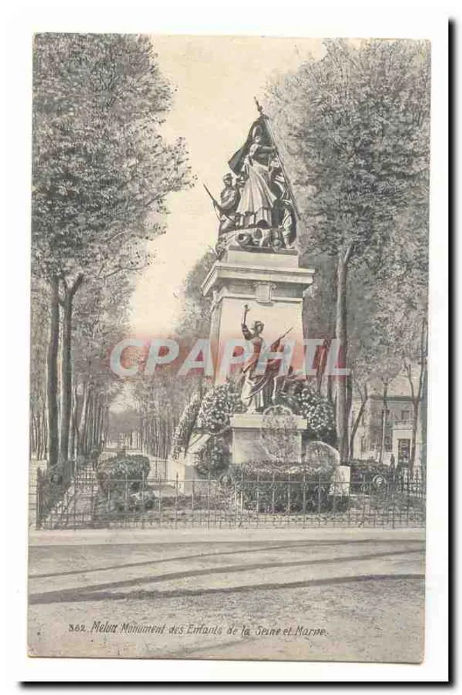 Mélun Denkmal der Kinder der Seine-et-Marne — n° 362 - Vorderseite