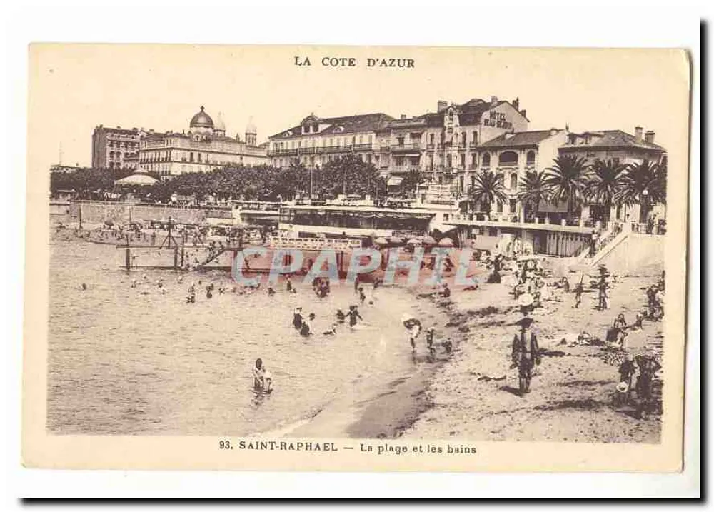 Saint-Raphaël — A praia e os banhos — A Costa Azul - Frente