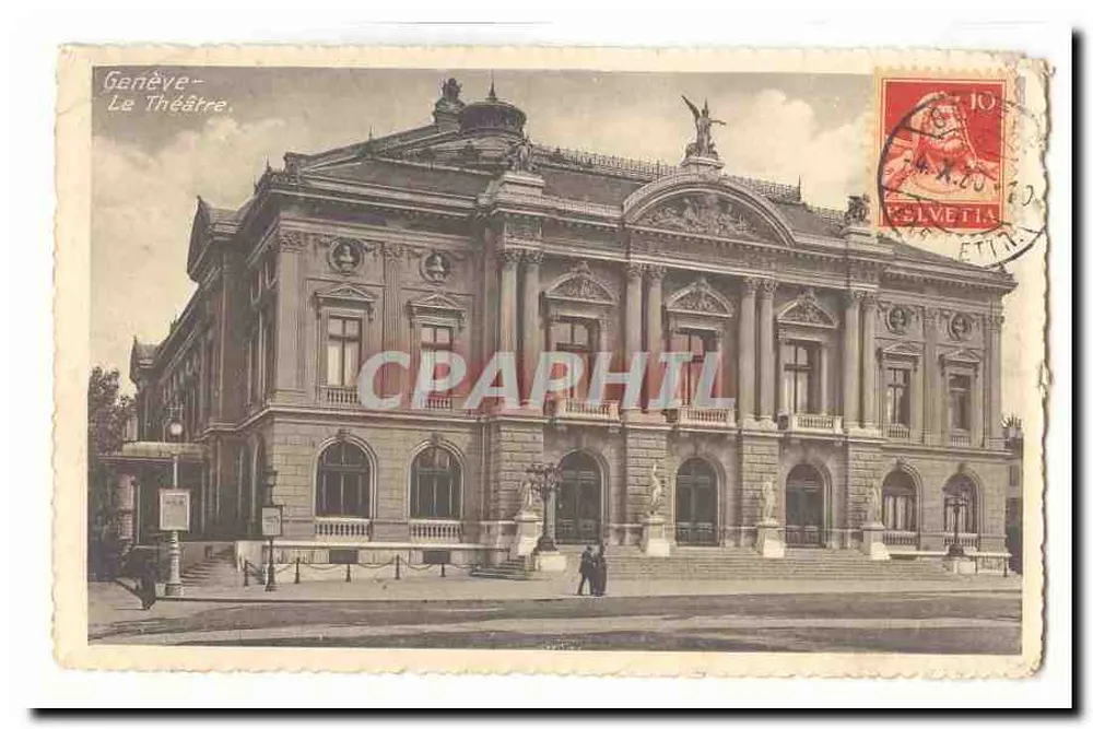 Ginevra — Il Teatro — Editore sconosciuto, numero di serie non visibile - Recto