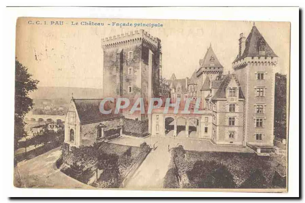 Pau - O Castelo - Facha principal — C.C.1, editor C.C.1 PAU - Frente