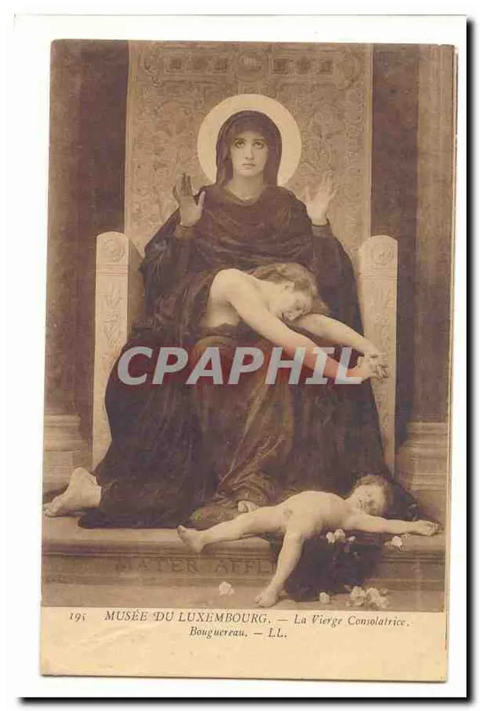 Die Tröstende Jungfrau — Museum Luxembourg — Bouguereau — L.L. - Vorderseite