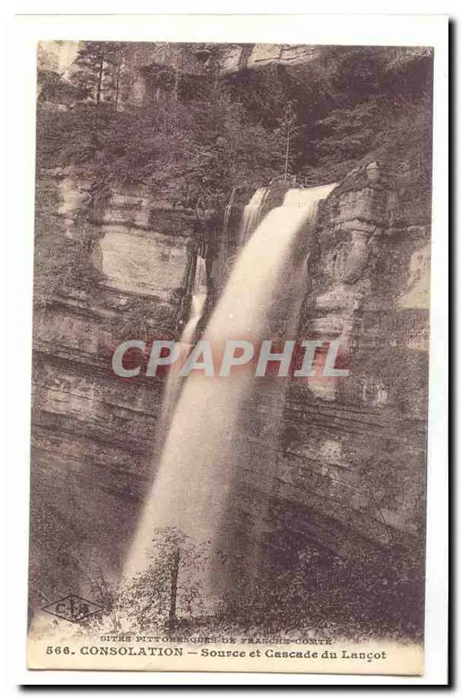 Consolação — Fonte e Cachoeira do Lançot — SITÈS PITTORESQUES DE FLAÇHE-COMTÉ 566 - Frente