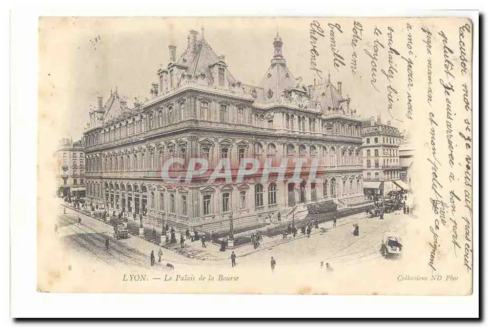 LYON — O Palácio da Bolsa — Coleções ND Phot - Frente