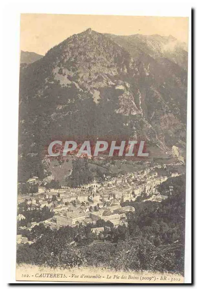 Cauterets - Vista geral - Le Pie des Bains (2009) - ER-3102 - Frente