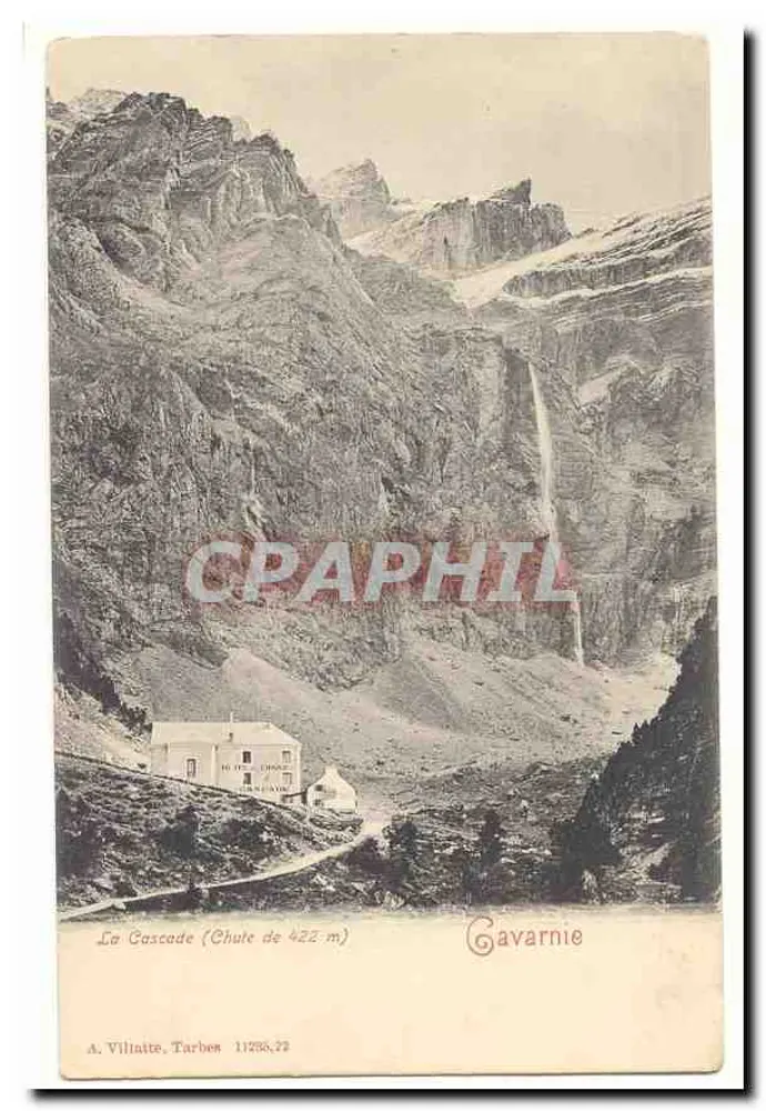 Der Wasserfall (422 m Fall) — Gavarnie — A. Villatte, Tarbes, n° 112380,22 - Vorderseite
