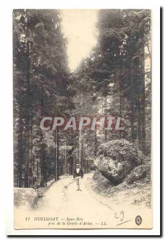 Huelgoat — Waldweg nahe der Höhle Artus — LL. n°11 - Vorderseite