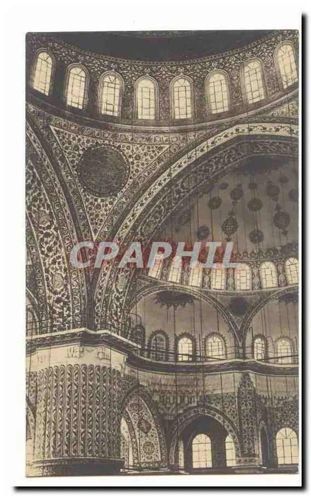Innenraum der Blauen Moschee — Istanbul — unbekannter Verlag, Seriennummer nicht sichtbar - Vorderseite