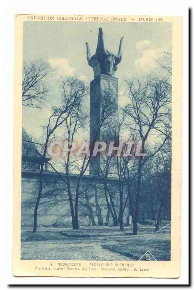 Madagaskar — Kolo der Bucranes — Internationale Kolonialausstellung — Paris 1931 - Vorderseite