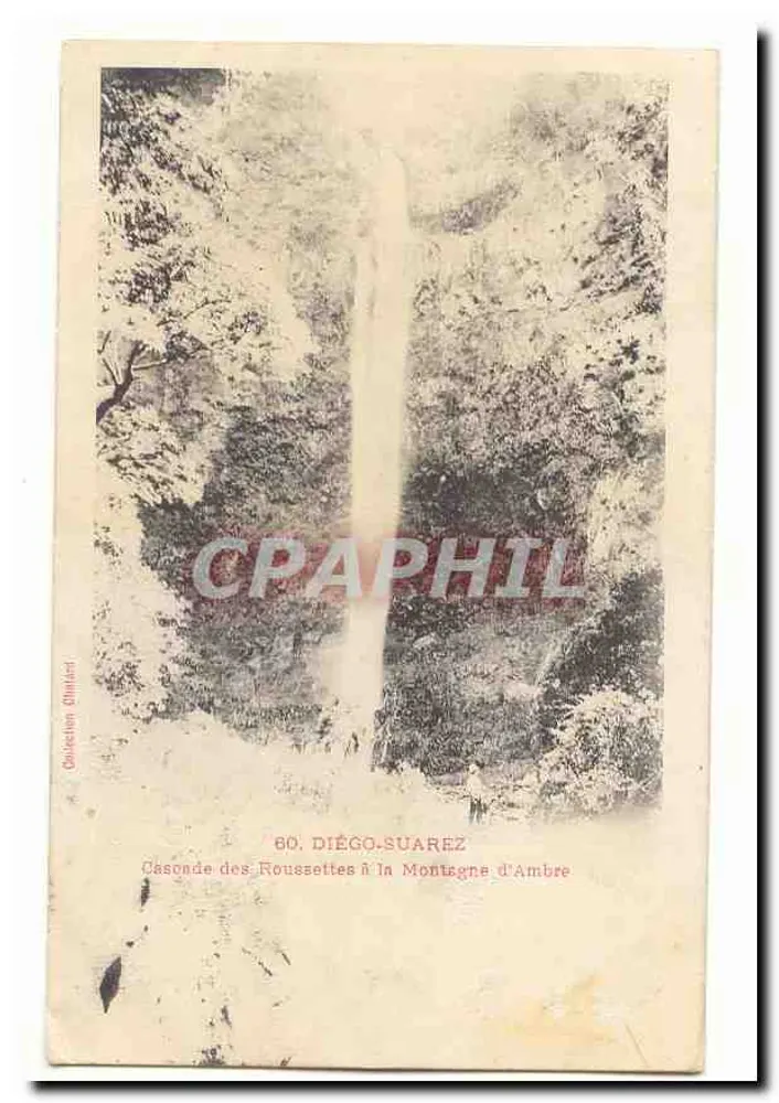 Roussettes-Wasserfall in der Montagne d'Ambre — BO. DIÉGO-SUAREZ — Sammlung Gilelardi - Vorderseite