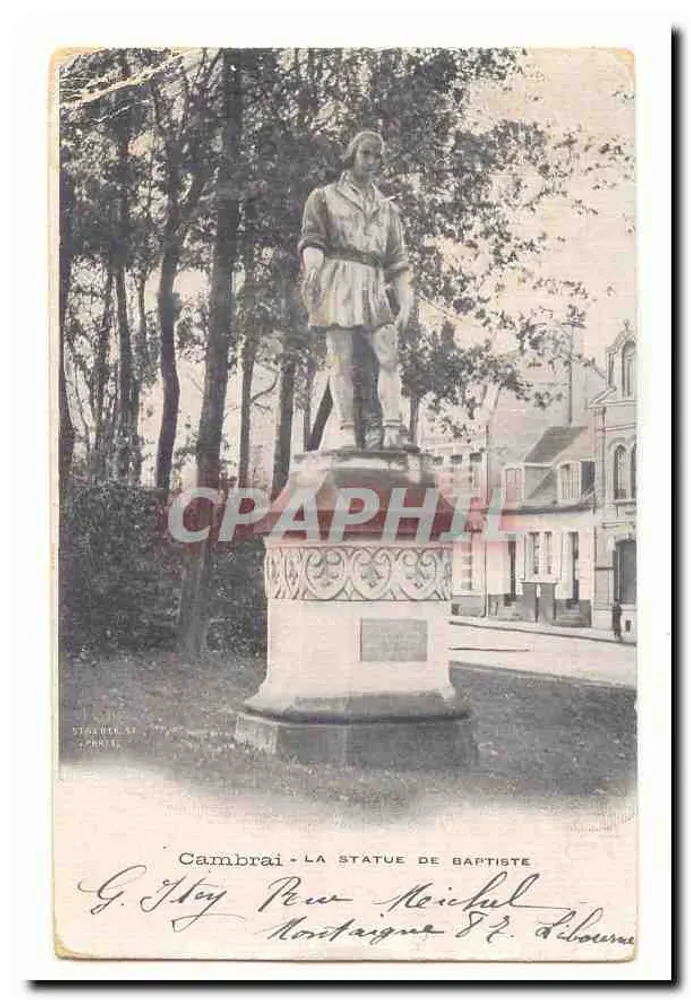 Cambrai — Statua Baptysty — G. J. Hay, Paryż - Awers