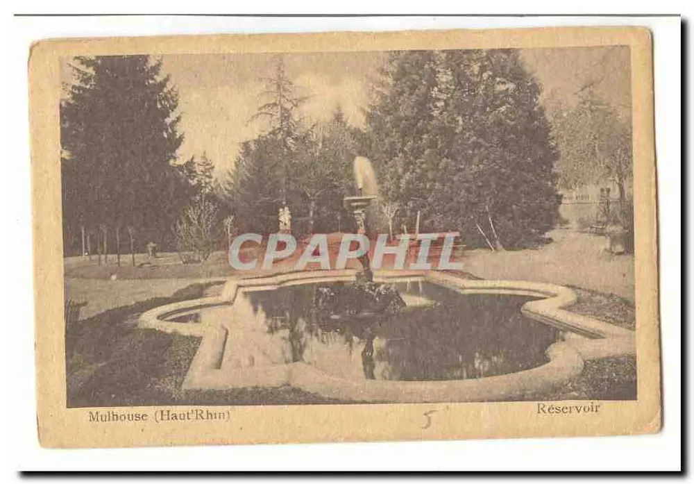 Mulhouse (Haut-Rhin) — Reservatório — editor não identificado, n° de série 5 - Frente