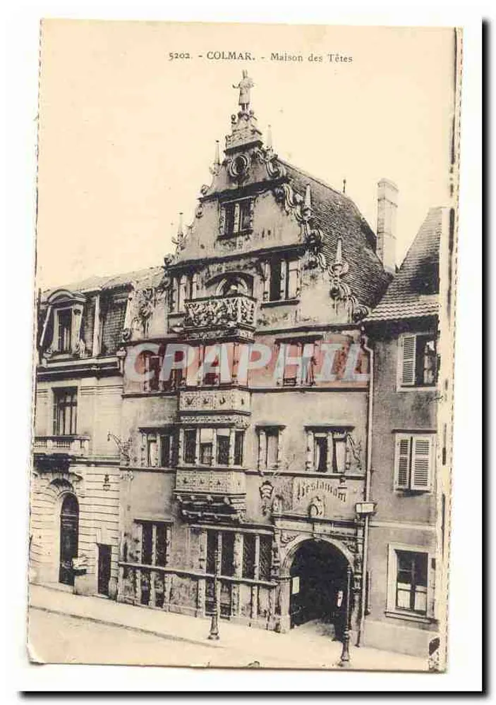 Colmar - Maison des Têtes — n° 5202 - Frente