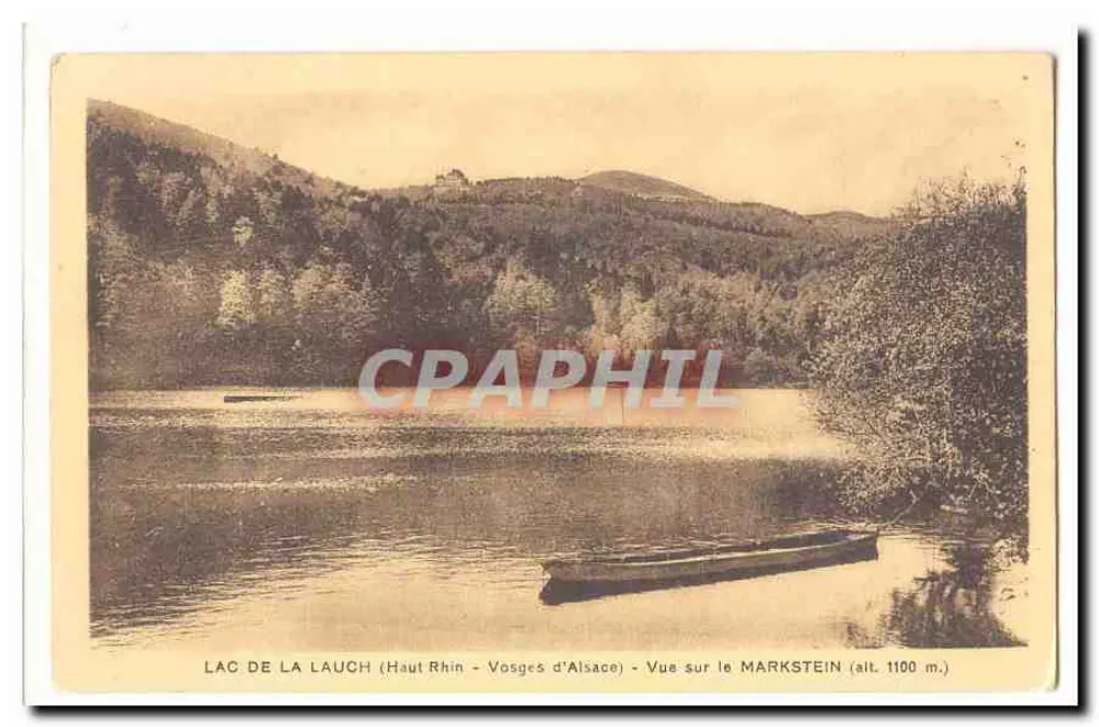 See La Lauch (Oberer Rhein - Vosges der Elsass) — Aussicht auf den Markstein (Höhe 1100 m.) - Vorderseite