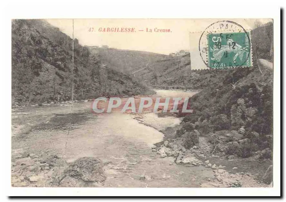 Gargilesse — A Creuse — Bilhete postal antigo n°47 - Frente