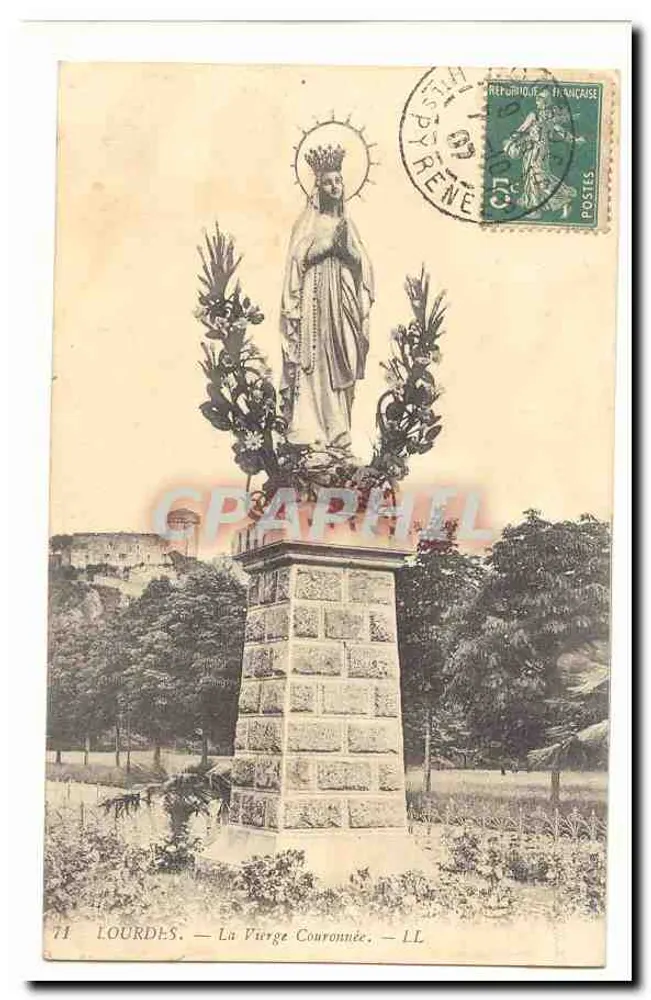 Lourdes — A Virgem Coroada — LL - Frente