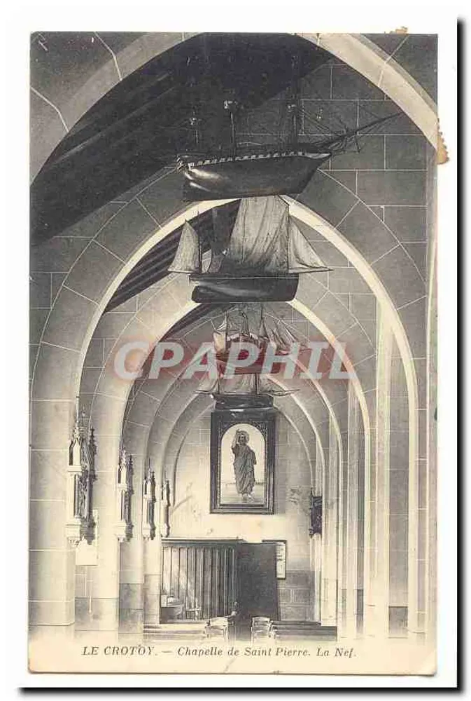 Le Crotoy — Capela de São Pedro. A Nave. - Frente