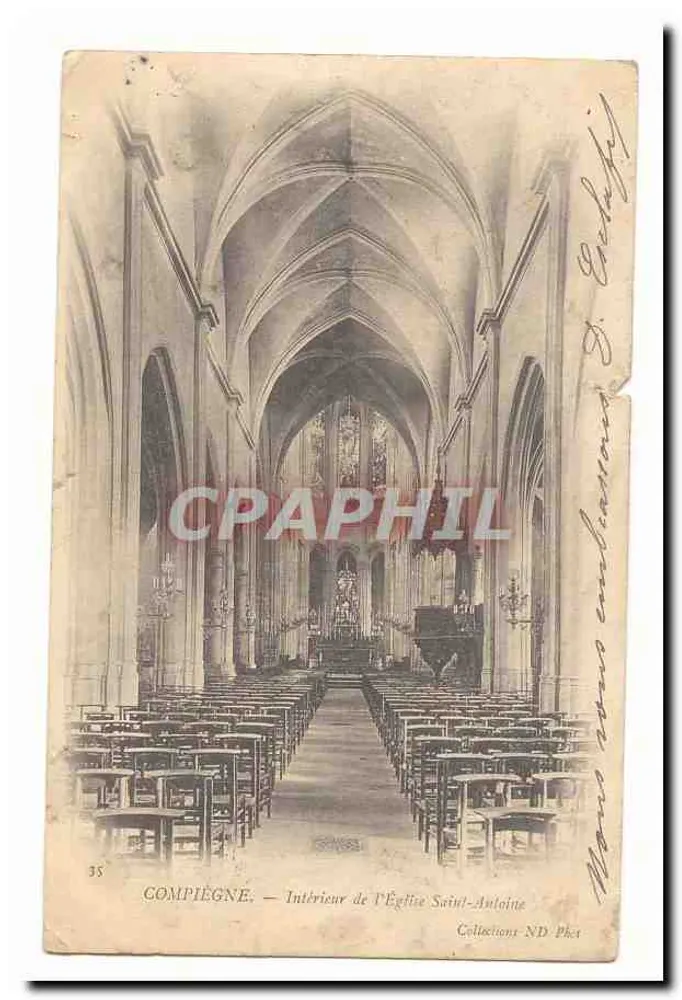 Compiègne — Interior da Igreja São Antônio — Collections ND Phts - Frente