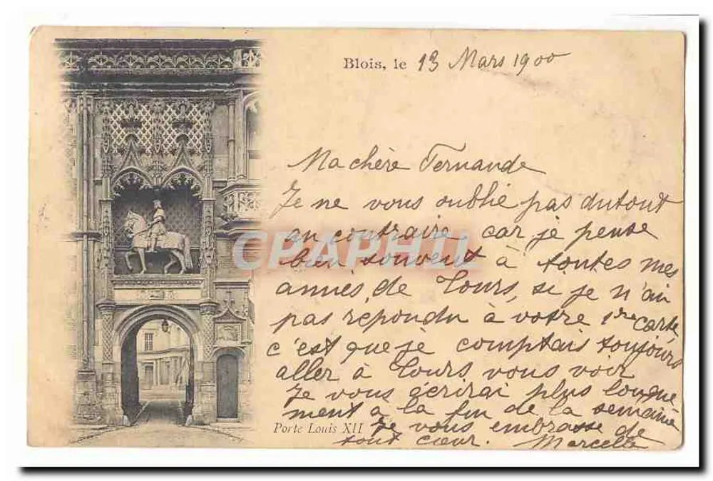 Porte Louis XII — Blois — Verlag nicht sichtbar - Vorderseite