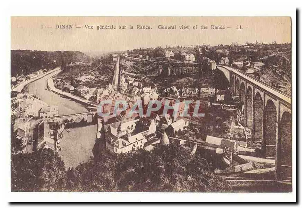 Dinan — Vista geral sobre a Rance — LL - Frente