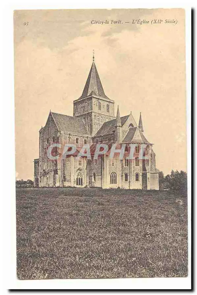 Cérissy-la-Forêt — A Igreja (Século XII) - Frente