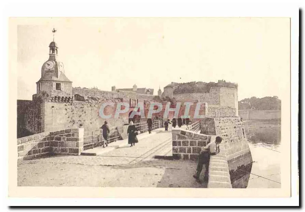 Ponte da Cidadela — vista com torre de relógio — número de série não visível - Frente