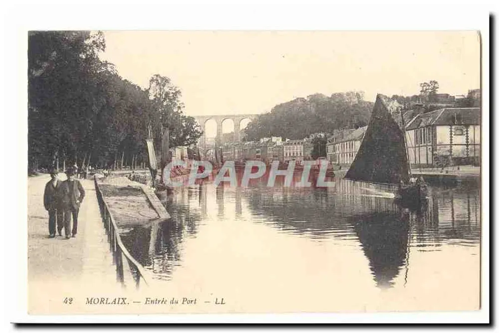 Morlaix — Entrada do Porto — LL - Frente