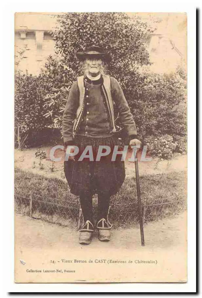 Vieux Breton de CAST (Environs de Châteaulin) — Collection Laurent-Nel, Rennes - Recto