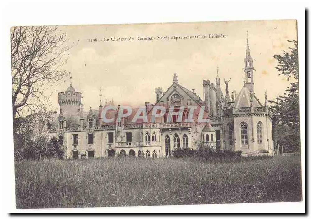 Schloss Kériolet — Departementalmuseum des Finistère — n° 1596 - Vorderseite