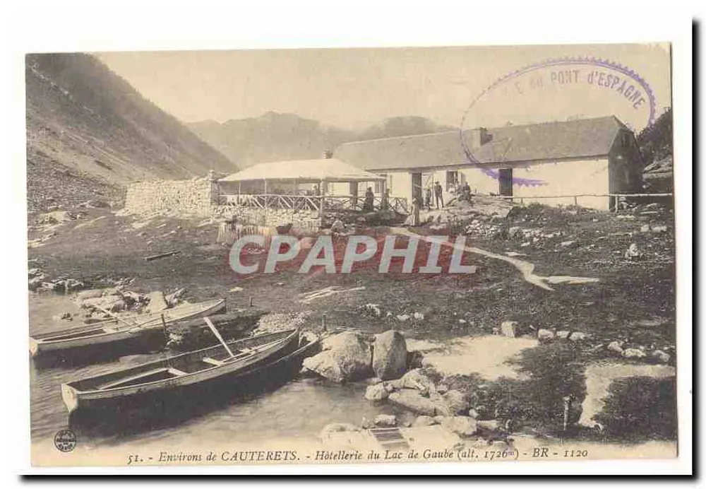 Umgebung von CAUTERETS — Hotel du Lac de Gaube (Höhe 1726m) — BR - 1120 - Vorderseite