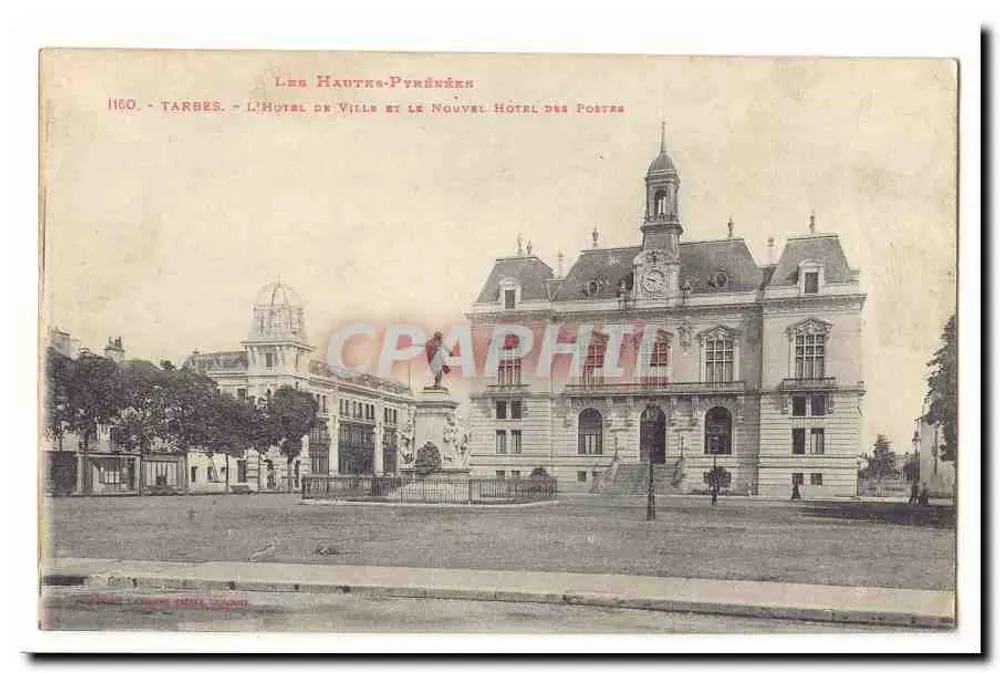 Tarbes — Rathaus und Neues Postamt - Vorderseite