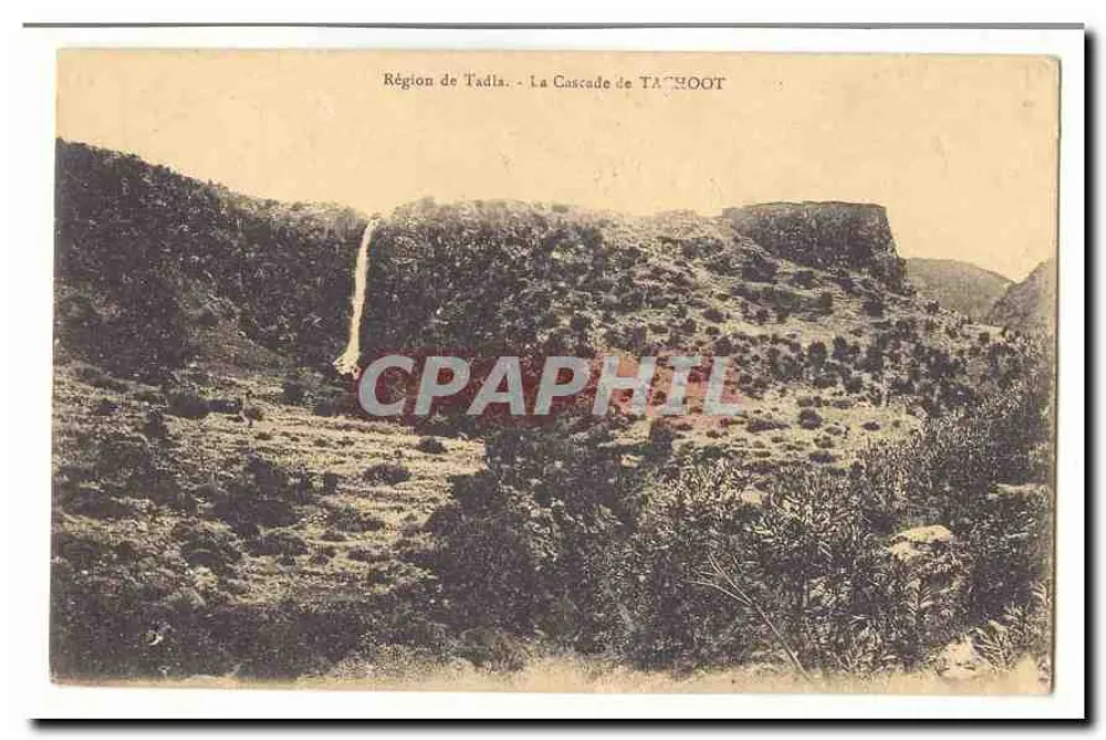 Regione di Tadla - La Cascata di TAHHOOT - Recto