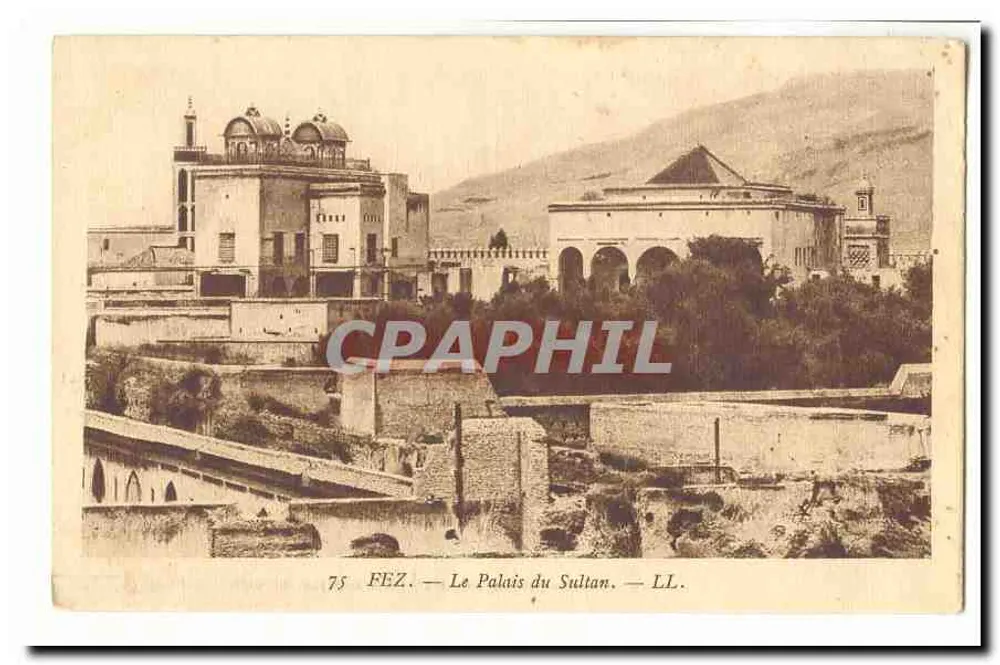 Fès — O Palácio do Sultão — LL. - Frente