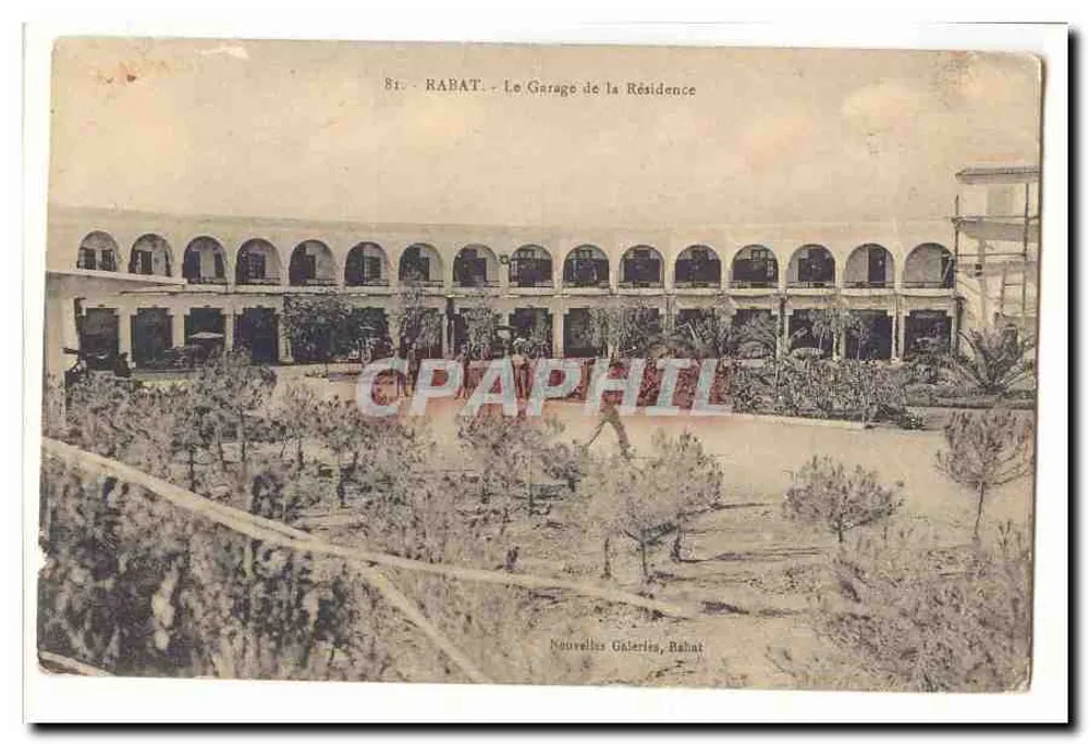 Rabat - Der Garage der Residenz — Nouvelles Galeries, Rabat - Vorderseite