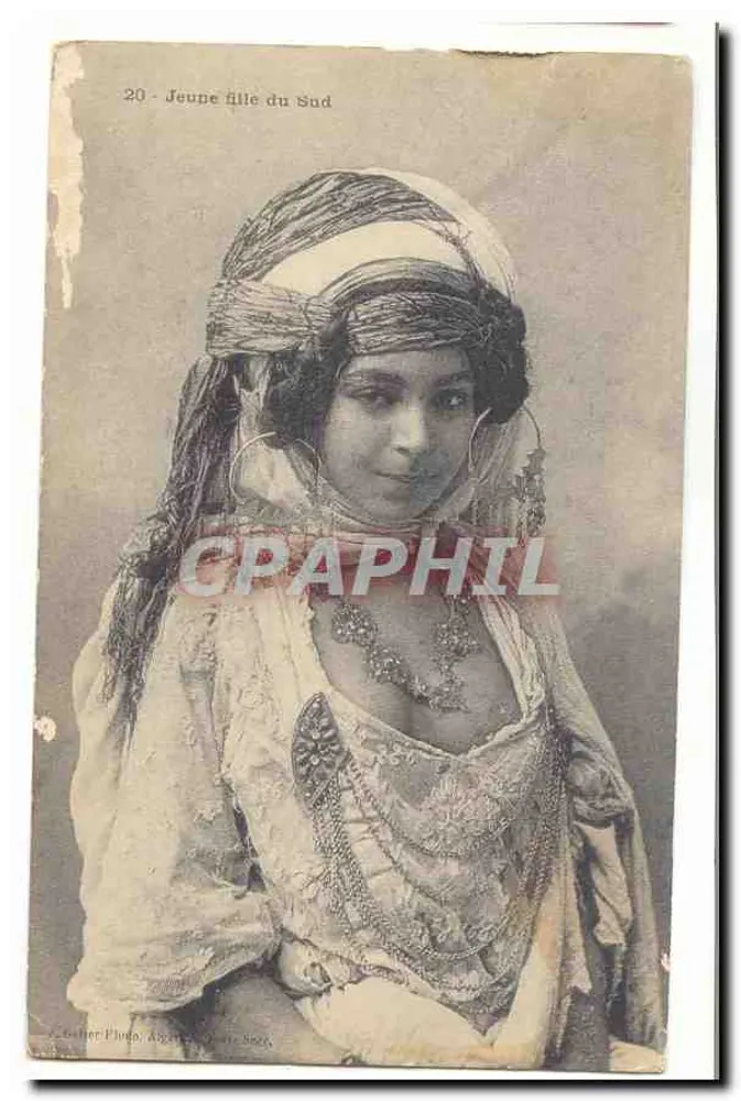 Junge Frau aus dem Süden — Serie 20 — A. Geller-Pluga, Paris - Vorderseite