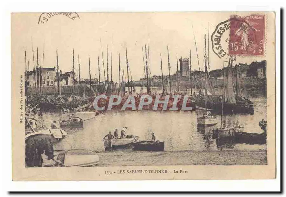Les Sables-d'Olonne — O Porto — Edição das Galerias Navailles, n°133 - Frente
