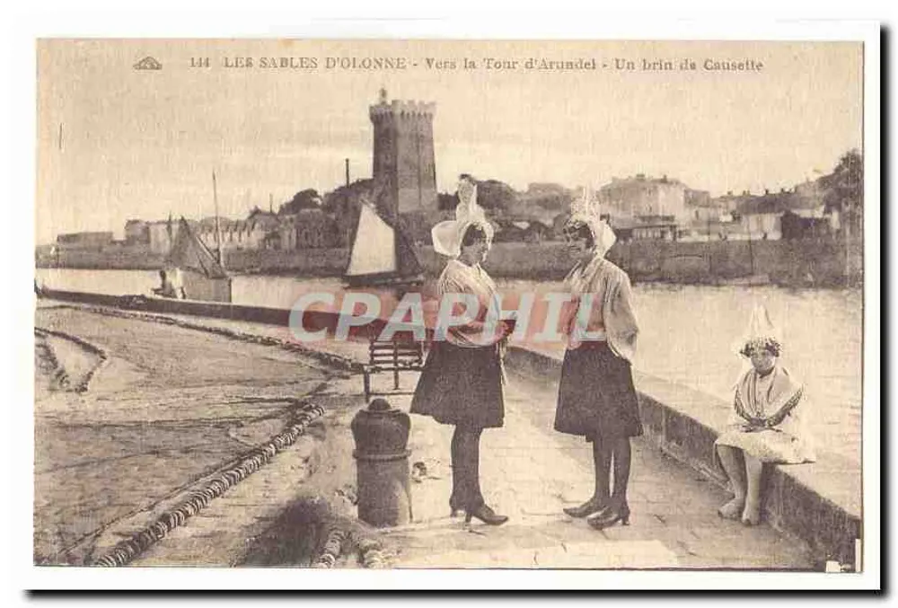 Les Sables d'Olonne — Zum Arundel-Turm — Ein bisschen Plauderei - Vorderseite