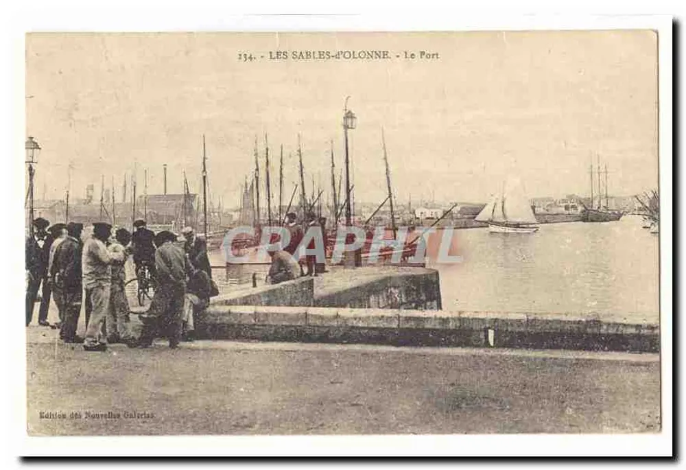 Les Sables-d'Olonne — O Porto — Edição das Nouvelles Galeries n° 334 - Frente