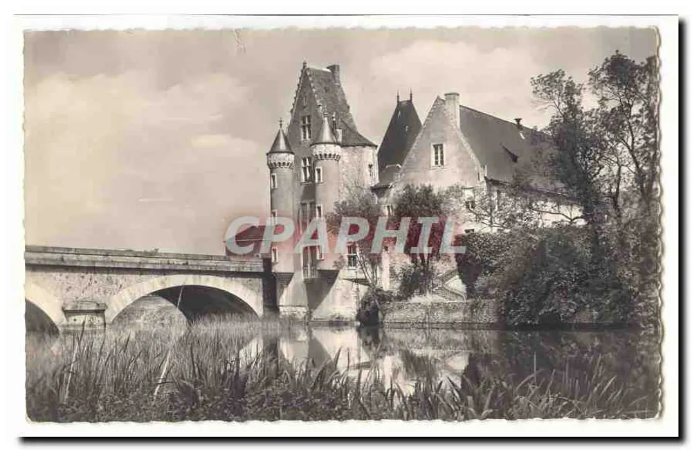 Schloss Château-sur-Loire — Ansicht mit Brücke — Seriennummer nicht sichtbar - Vorderseite