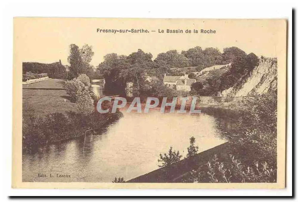 Fresnay-sur-Sarthe — Der Roche-See — Edit. L. Leroux - Vorderseite