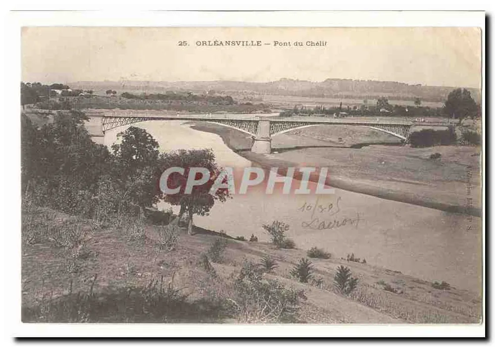 Orléansville — Brücke Chélif - Vorderseite