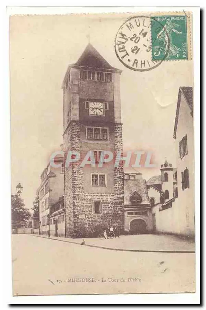 Mulhouse - A Torre do Diabo — editor desconhecido, n° 17 - Frente
