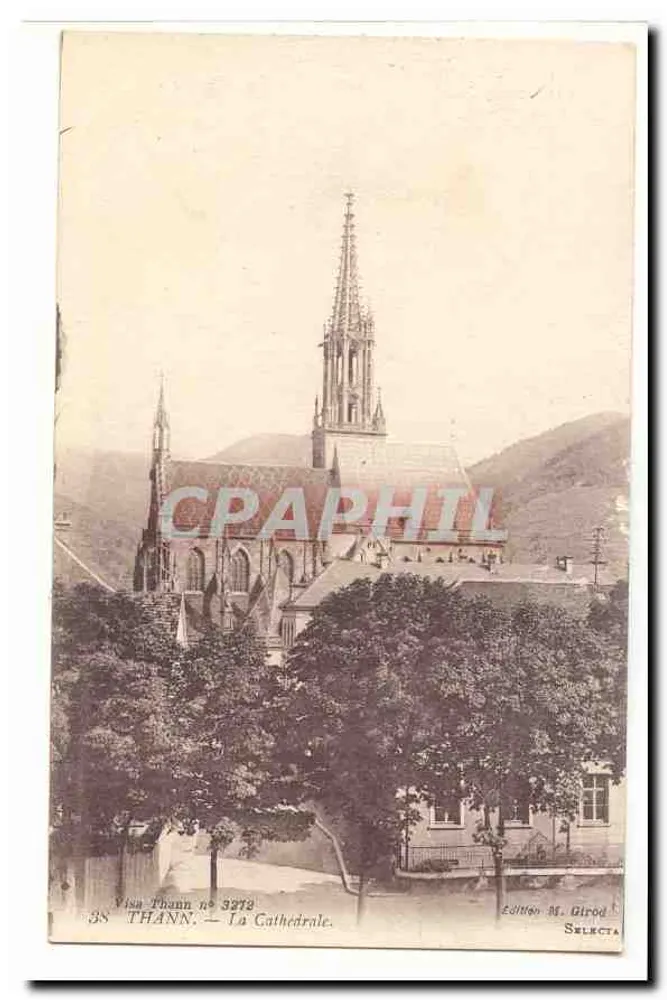 Thann — A Catedral — Edição M. Girrod SELECTA - Frente