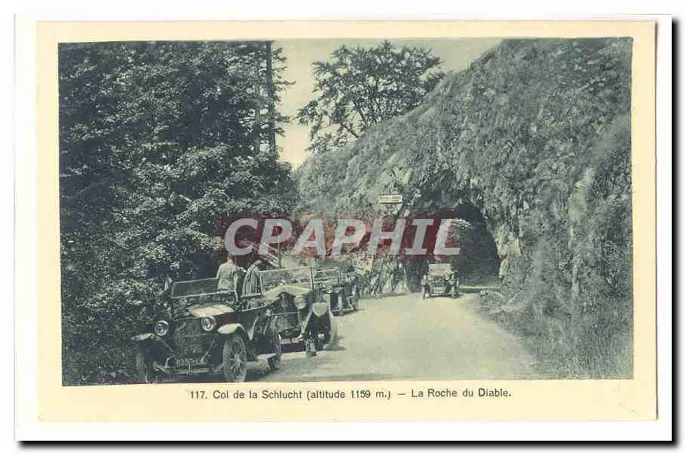 Col de la Schlucht (Höhe 1159 m.j.) — Die Teufelsfelsen - Vorderseite