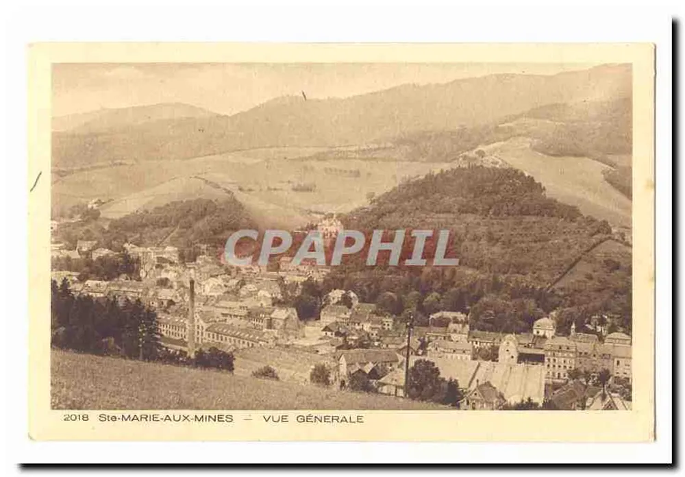 Ste-Marie-aux-Mines — Vista general — 2018 - Anverso